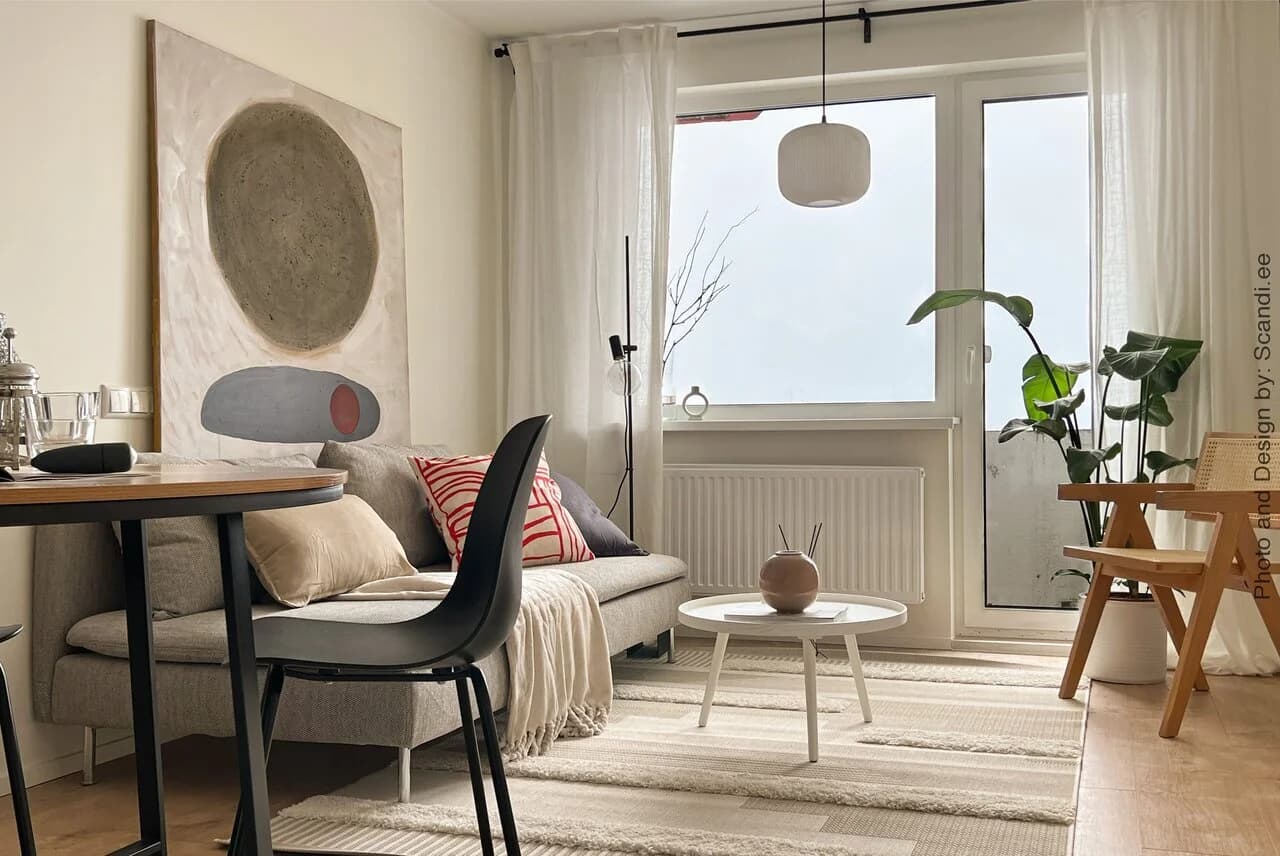 Renovated apartment interior